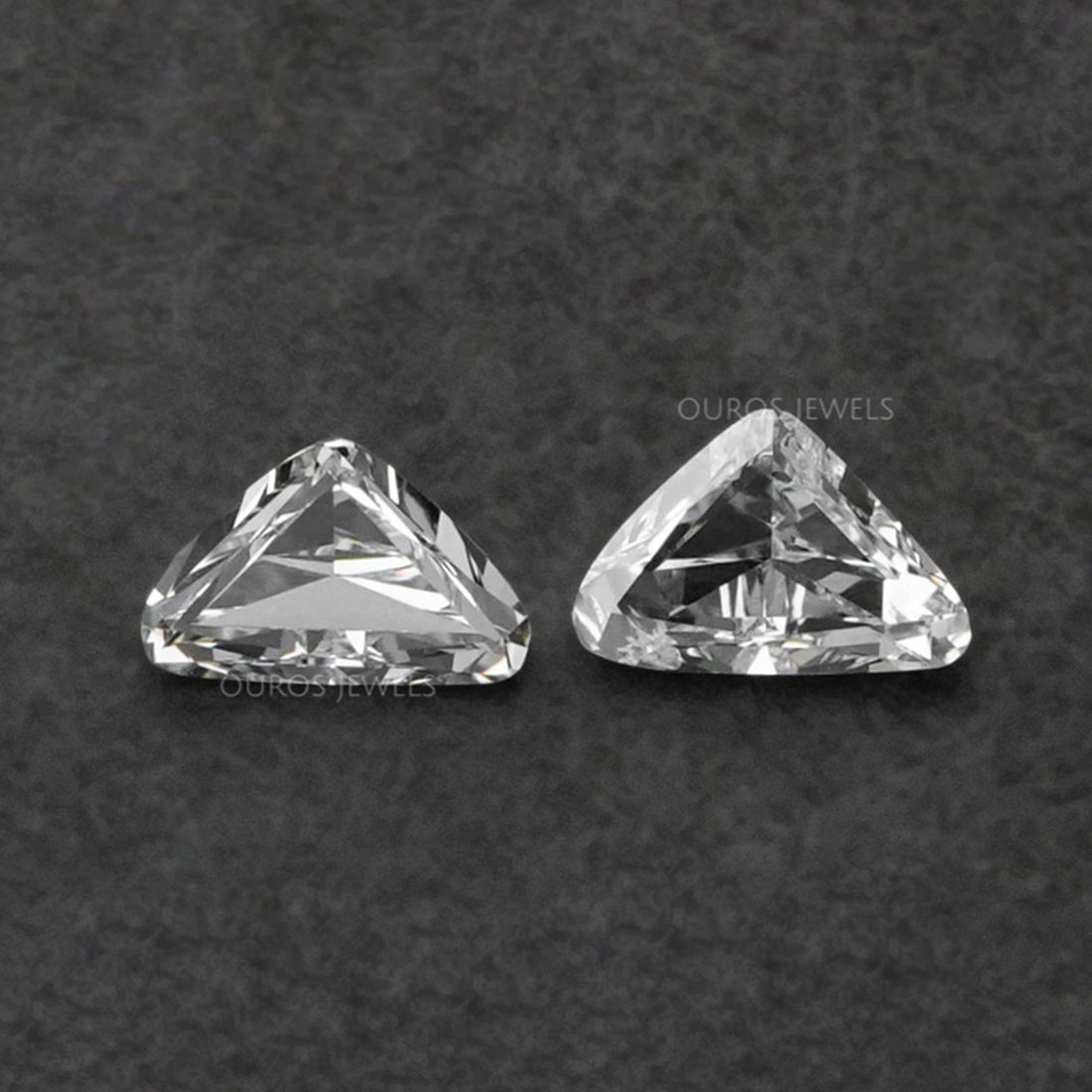 Modified Trillion Shape Lab Diamond Matching Pair Loose