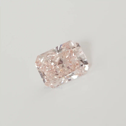 8.04 Carat Certified Radiant Cut Fancy Intense Pink Diamond
