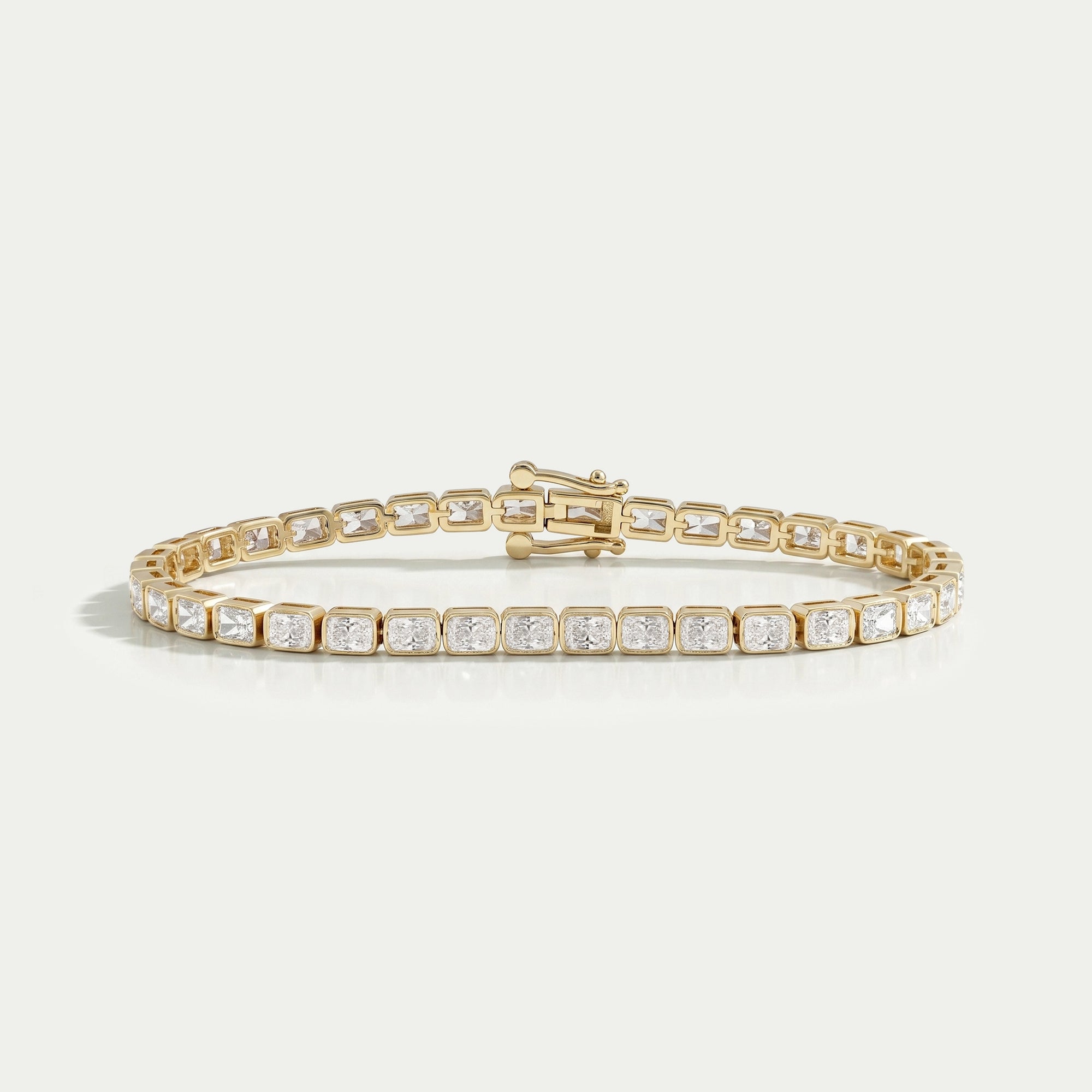 East West Radiant Lab Diamond Tennis Bracelet Bracelet