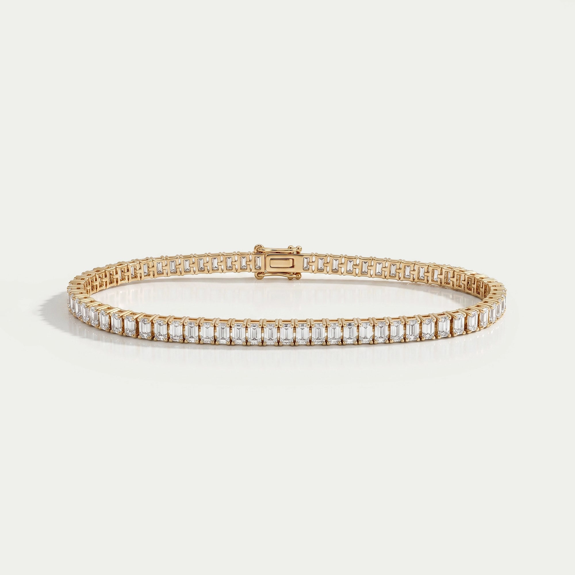 Lab Grown Emerald Cut Diamond Bracelet Bracelet