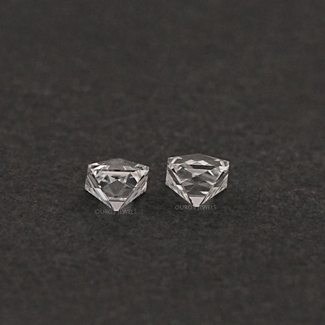 French Cut Lab Grown Diamond Matching Pair Loose