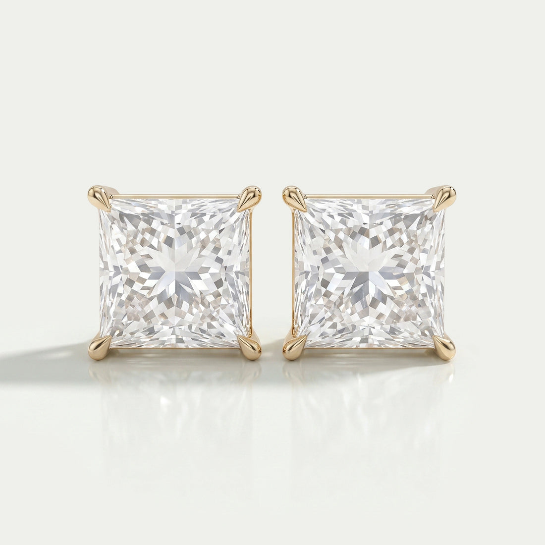 Princess Diamond Stud Earrings For Women Earrings