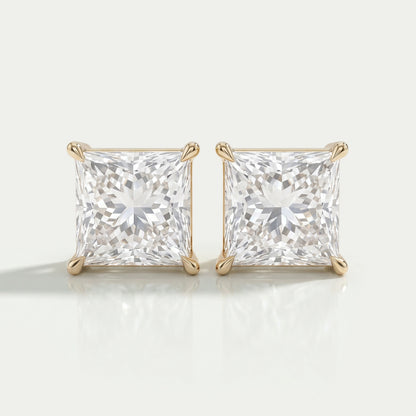 Princess Diamond Stud Earrings For Women Earrings