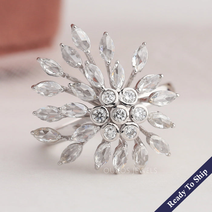 Cluster Lab Diamond Cocktail Ring