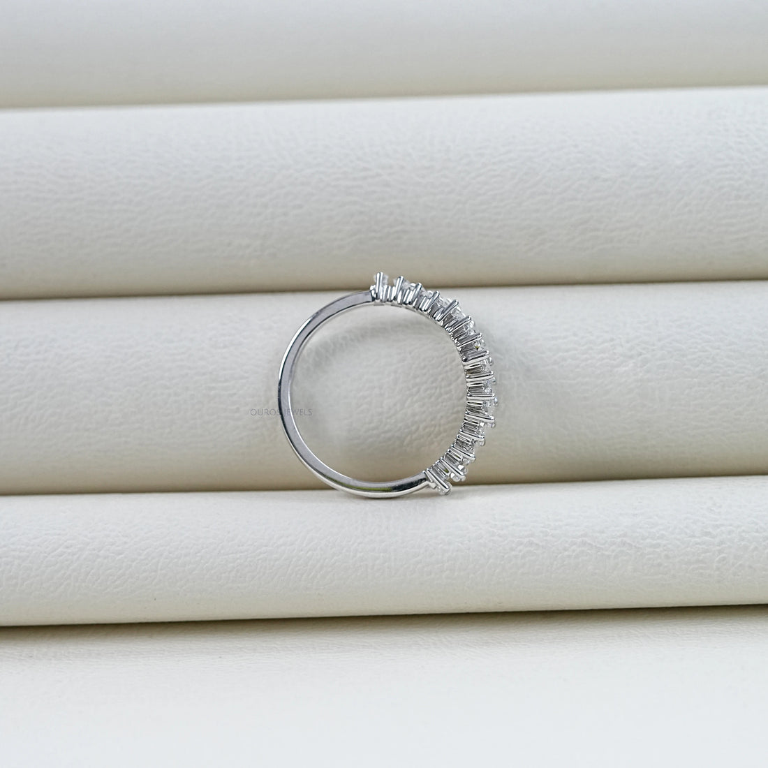 Baguette Cut Diamond Wedding Ring Rings