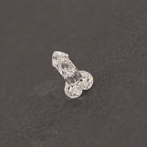 Diamant de 0,95 carat en forme de pénis, fabriqué en laboratoire