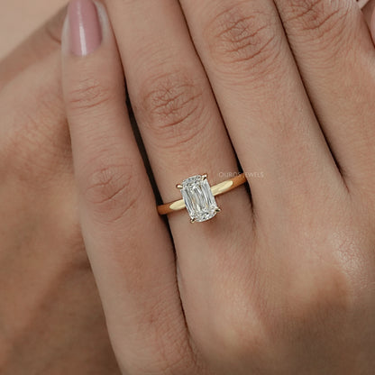 Criss Cut Lab Grown Diamond Solitaire Ring Ring