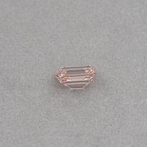 Diamant de laboratoire taille émeraude rose - 10,08 ct certifié