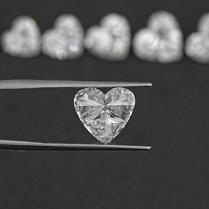 Heart Cut Lab Grown Diamond - Certified Loose