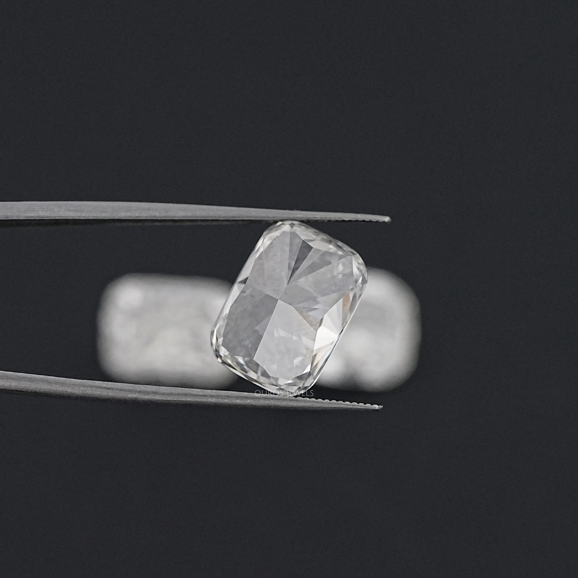 Certified Elongated Cushion Cut Lab Grown Diamond Loose