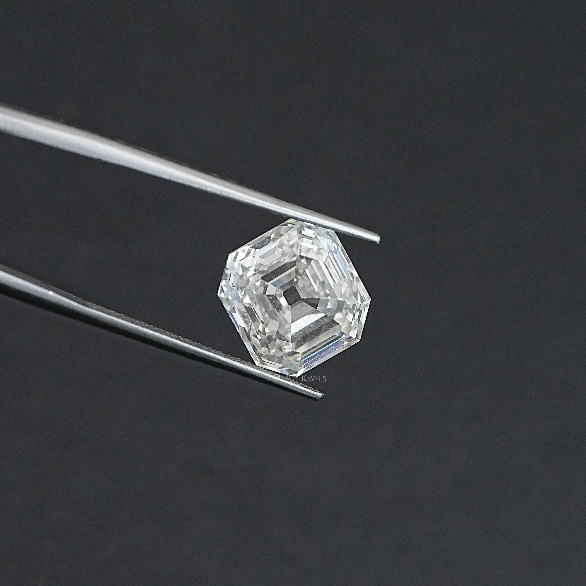 Old Mine Asscher Lab Grown Loose Diamond - 6.90 Carat