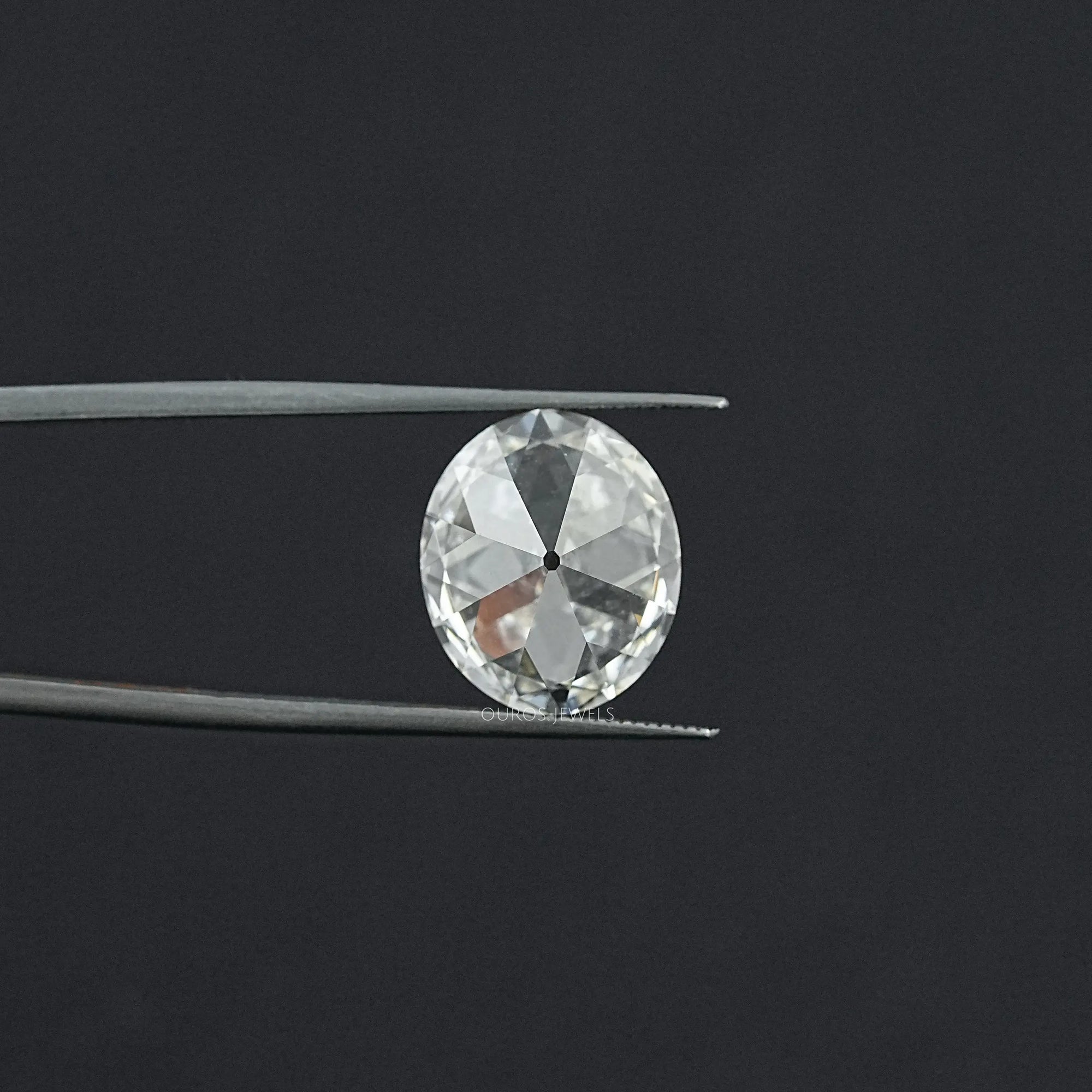 9.13 CT Old Mine Oval Cut Lab Grown Diamond Loose