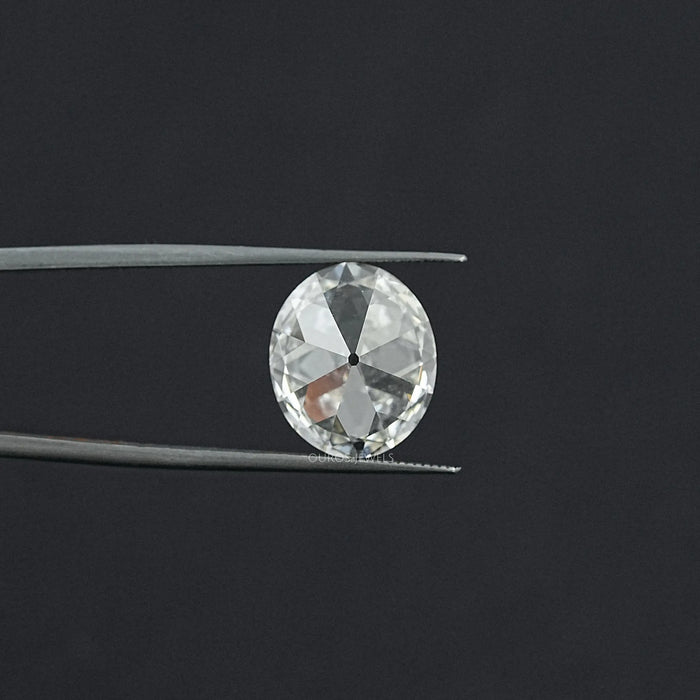 9.13 CT Old Mine Oval Cut Lab Grown Diamond