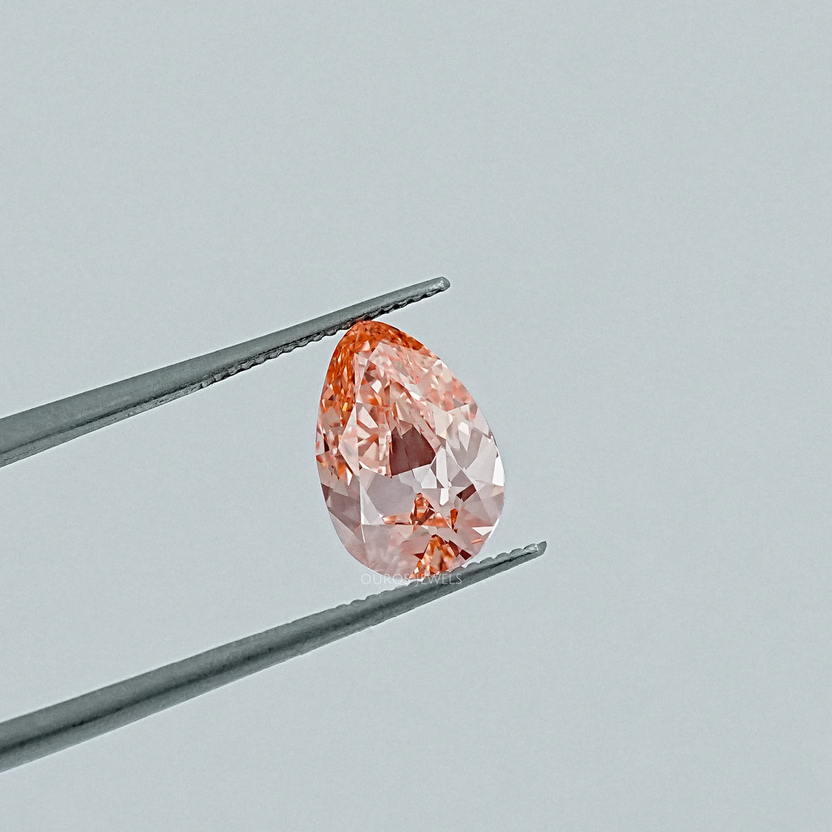 Light Pink Old Mine Pear Lab Grown Diamond Loose
