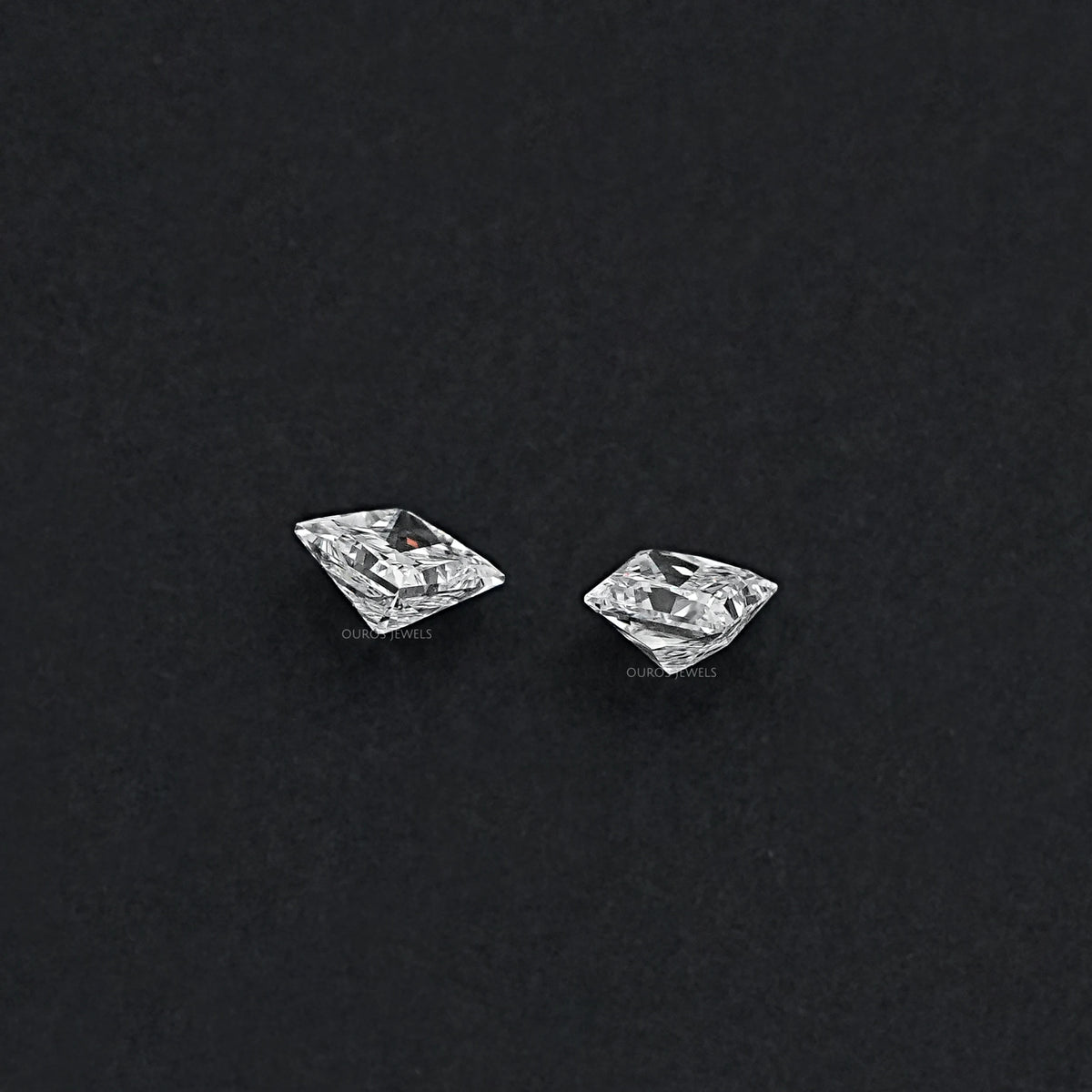 Princess Cut Lab Grown Diamond Pair Loose