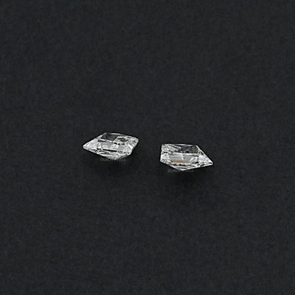 Brilliant Cut Trapezoid Lab Grown Diamond Pair