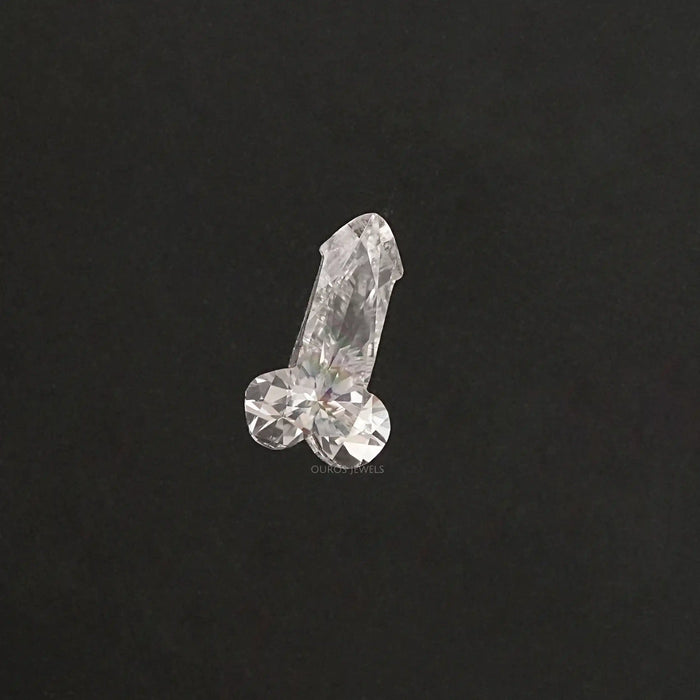 Diamant de 0,95 carat en forme de pénis, fabriqué en laboratoire