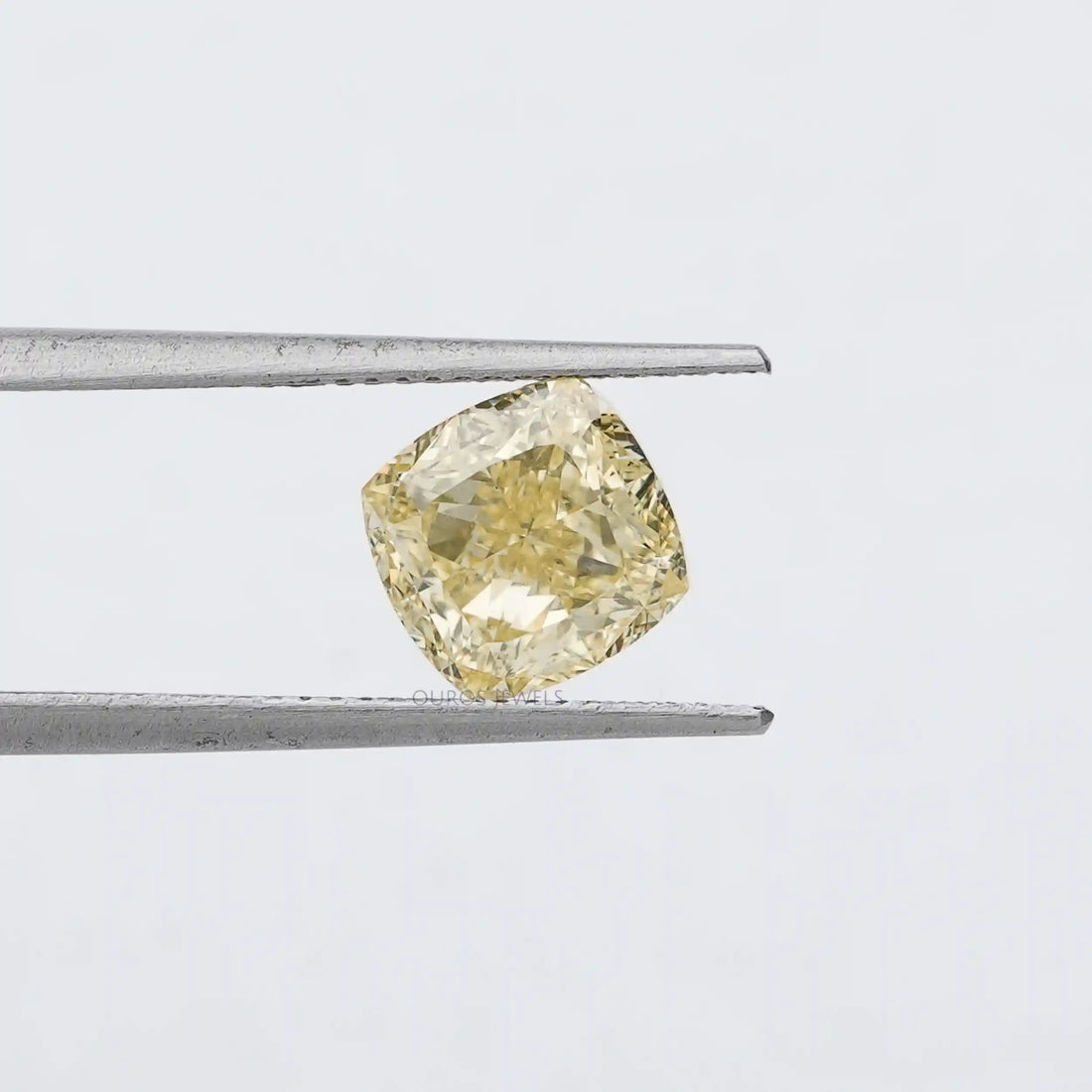 Fancy Vivid Yellow Cushion Loose Lab Grown Diamond
