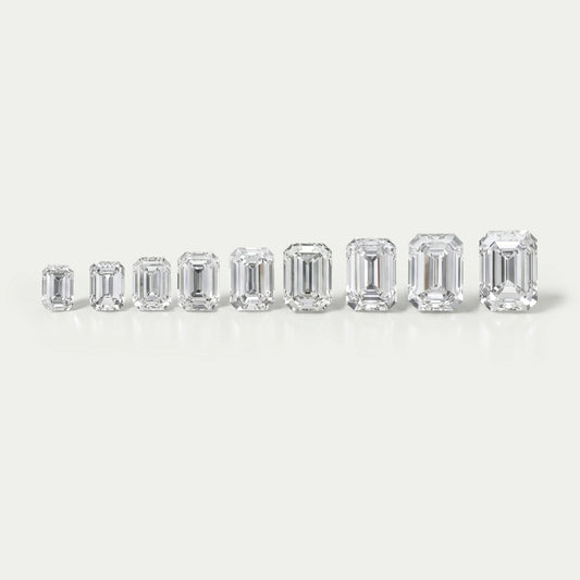 Loose Emerald Cut Lab Diamond Loose