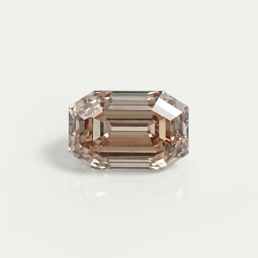 Champagne Old Mine Emerald Lab Diamond Loose