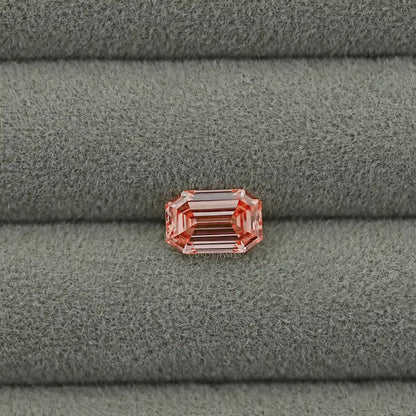 Light Pink Old Mine Emerald Lab Grown Diamond Loose