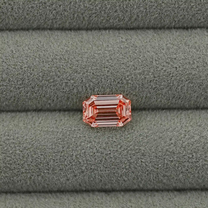 Light Pink Old Mine Emerald Lab Grown Diamond