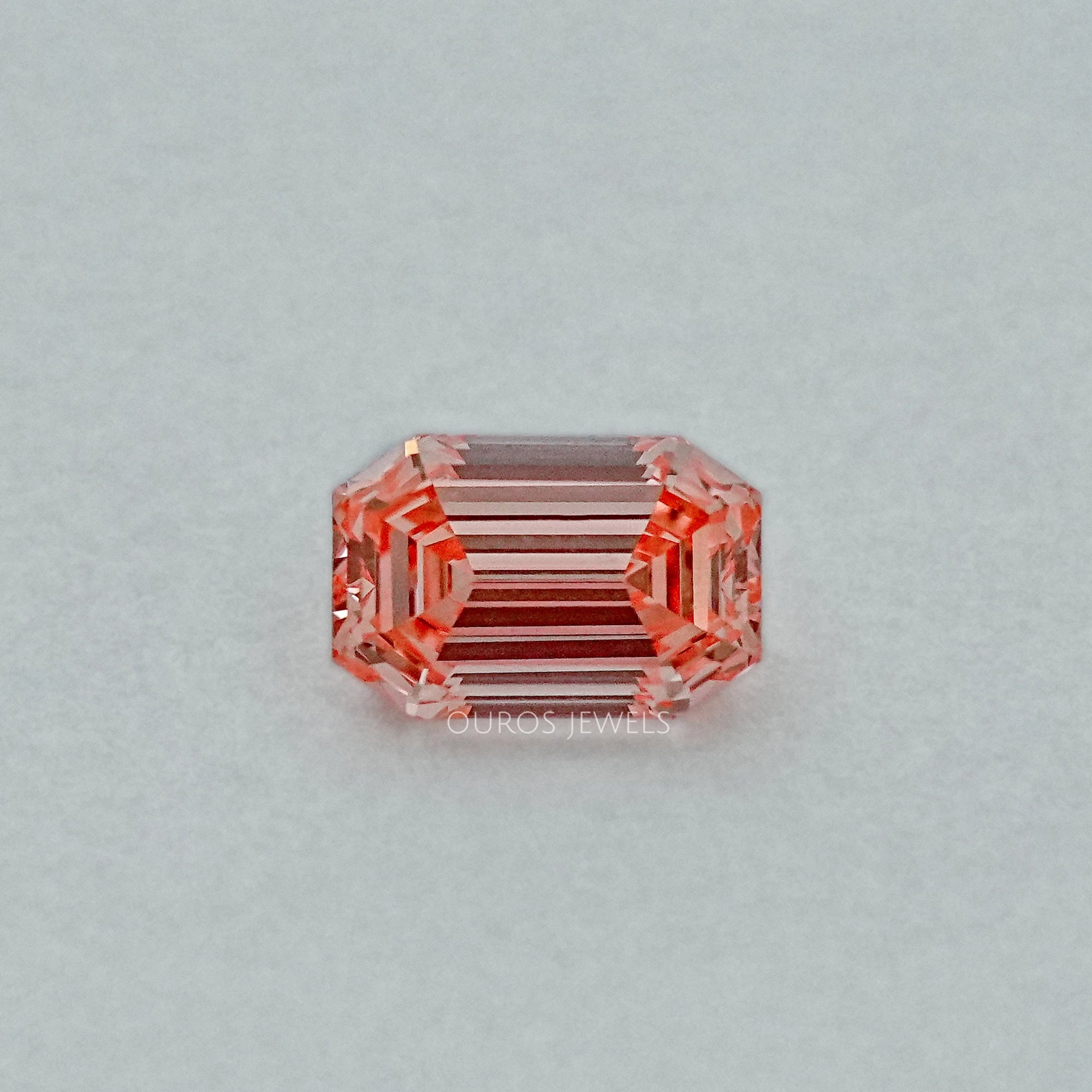 Light Pink Old Mine Emerald Lab Grown Diamond Loose