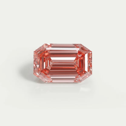 Light Pink Old Mine Emerald Lab Grown Diamond Loose