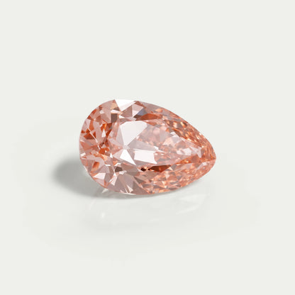 Light Pink Old Mine Pear Lab Grown Diamond