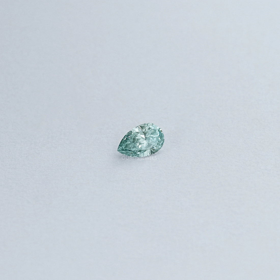 1.07 CT Light Blue Pear Loose Diamond Loose