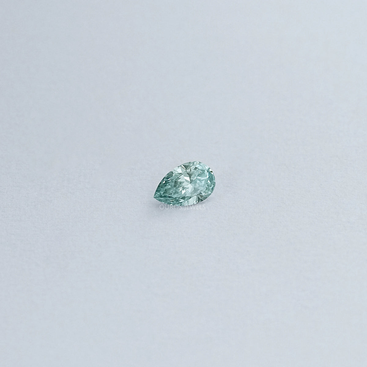 1.07 CT Light Blue Pear Loose Diamond Loose