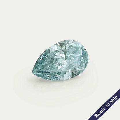 1.07 CT Light Blue Pear Loose Diamond Loose