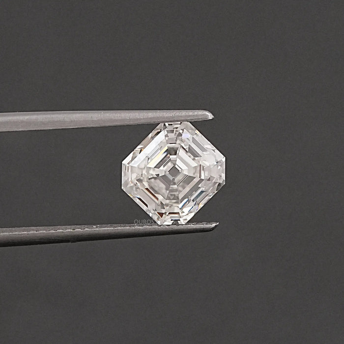 Diamant de laboratoire de taille Asscher d'une ancienne mine