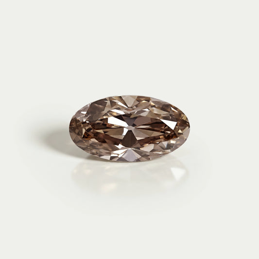 Old Mine Moval Lab Champagne Loose Diamond