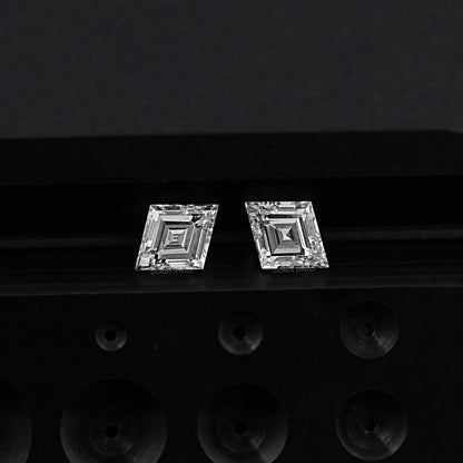 Lozenge Cut Lab Grown Pair Diamond Loose