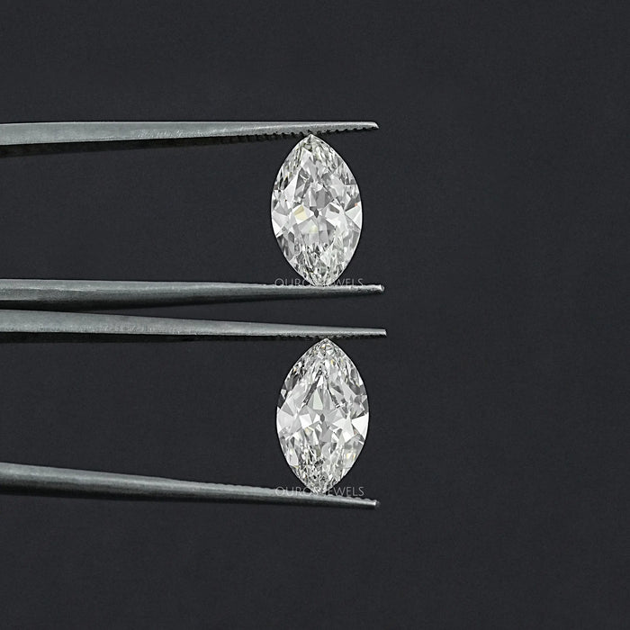 Old Mine Marquise Lab Diamond Matching Pair