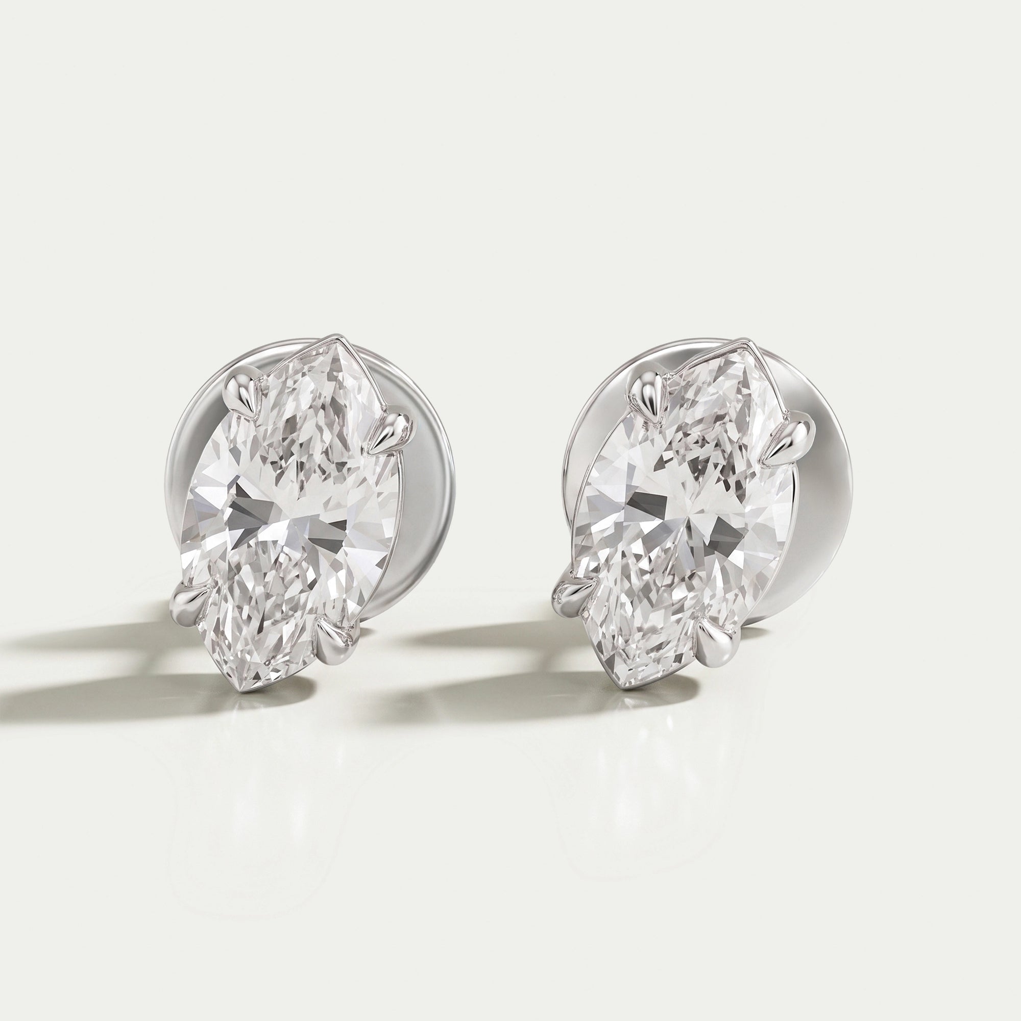Marquise Lab Diamond Stud Earrings Earring