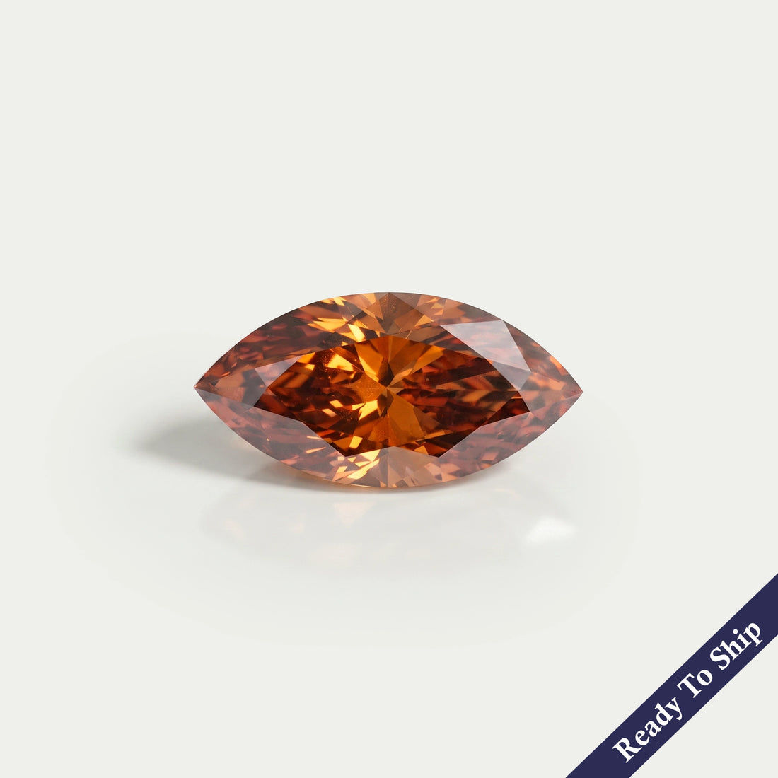 2.80 Carat Champagne Marquise Diamond Loose Loose