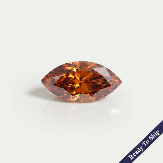 2.80 Carat Champagne Marquise Diamond Loose