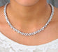 multi diamond choker necklace