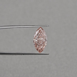 4 ct pink marquise cut lab diamond