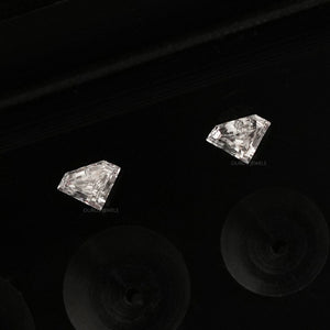 Paire assortie de diamants cultivés en laboratoire