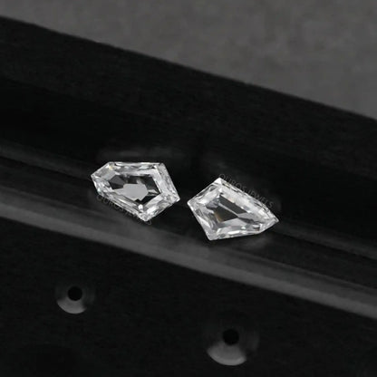 Modified Arrow Cut Lab Grown Diamond Pair Loose