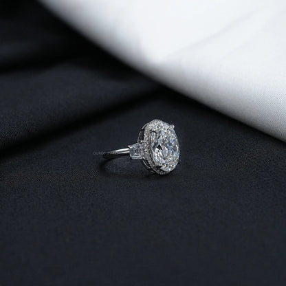 Molly Sims Oval Three Stone Ring - 96th Annual Academy Awards