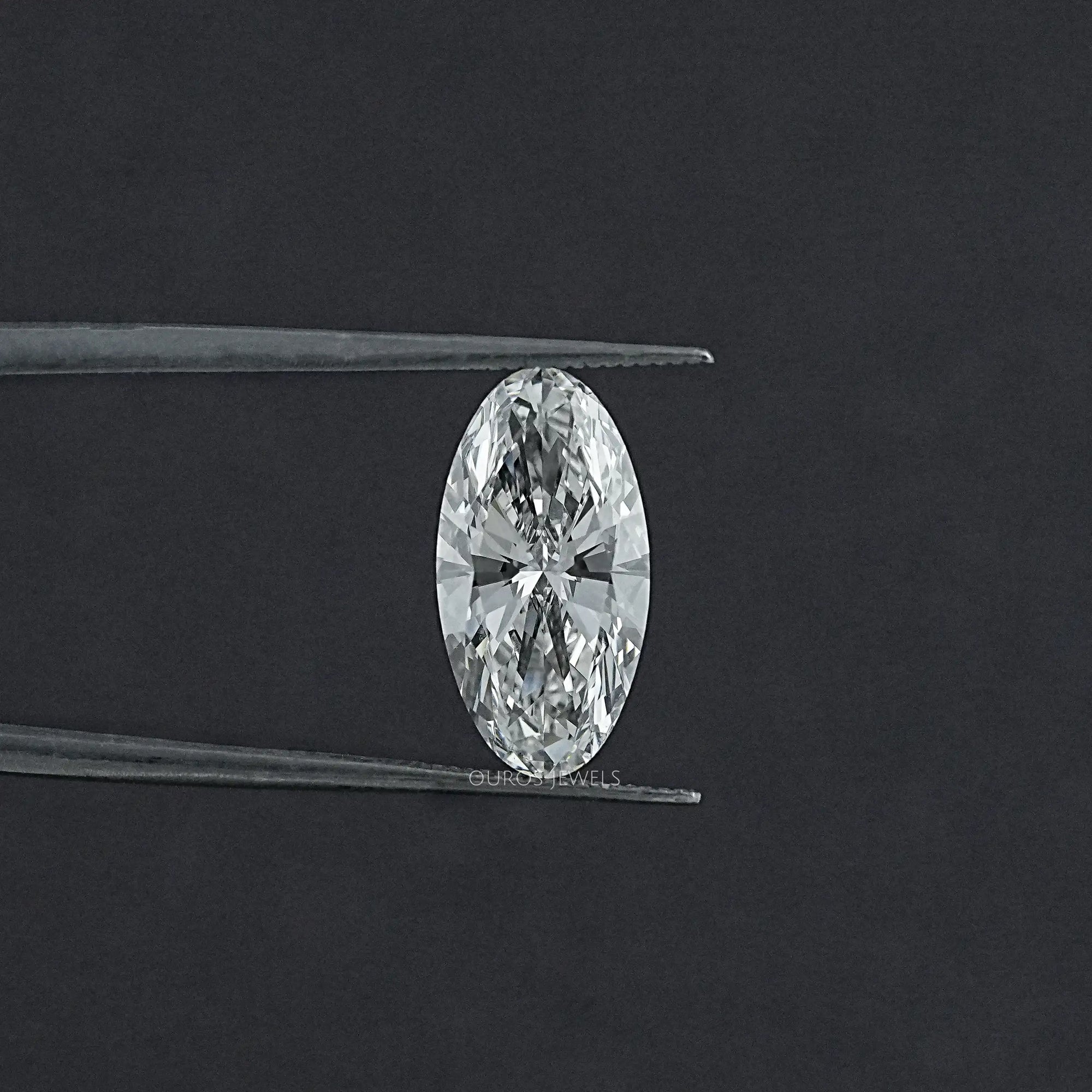 Moval Cut Lab Grown Loose Diamond Loose