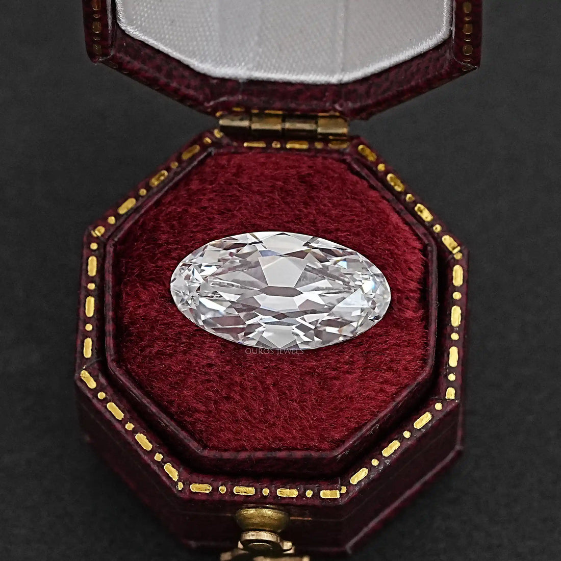 Old Mine Moval Cut Lab Grown Diamond - 6.25 Carat