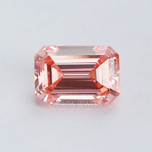 1.05 Carat Pink Emerald Cut Lab Diamond