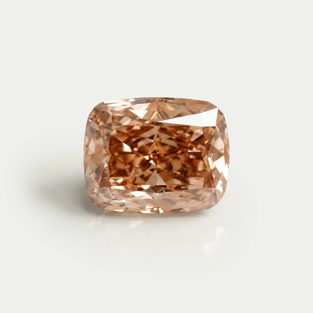 Cushion Cut Lab Diamond Champagne Loose
