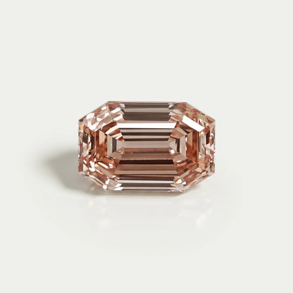 Champagne Old Mine Emerald Lab Grown Diamond      