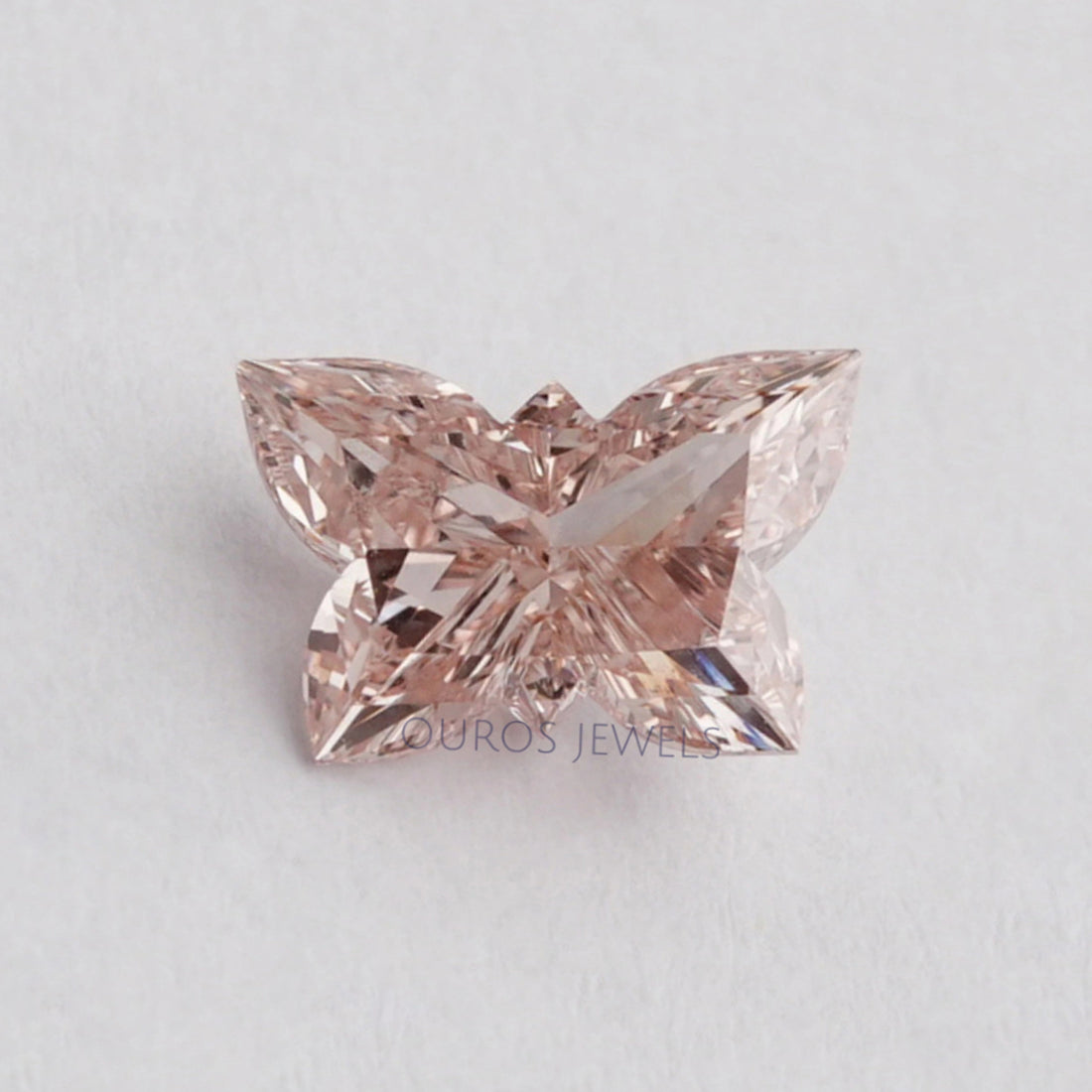 1.20 Carat Pink Butterfly Cut Lab Grown Diamond
